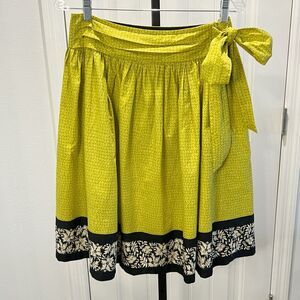 Odille Anthropologie Women's Skirt Layered Floral Size 4 Side Zip Boho